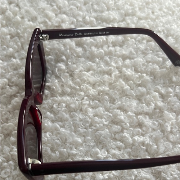 Burgundy Sunglasses with Black Lenses